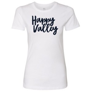 women's white Happy Valley short sleeve t-shirt image